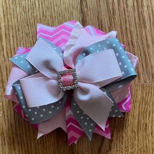 Pink Handmade Buckle Bow